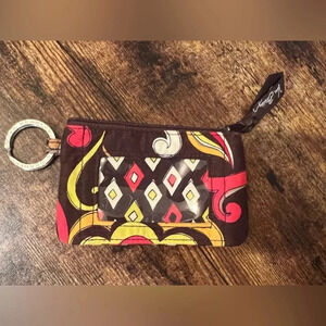 RETIRED: Vera Bradley | Ladies Puccini ID coin keyring purse.